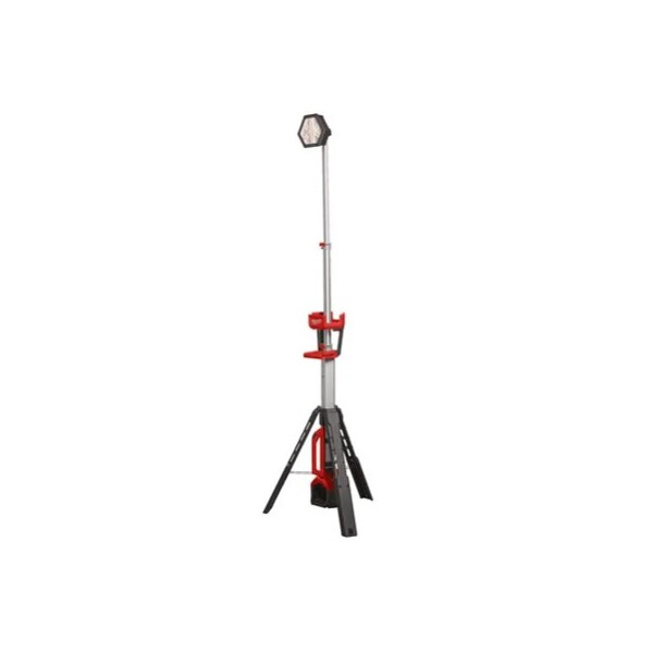 MILWAUKEE M18SAL2-0 Akku-Baustrahler 18V, 2800lm, höhenverstellbar 1,10 bis 2,2m, 230°drehbar, 240° schwenkbar, 3 Leuchtstufen, Schutzklasse IP 54, Sologerät