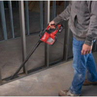 MILWAUKEE M18CV-0 Akku-Handstaubsauger 18V, arretierbarer Dauerbetrieb, HEPA-Filter, 23Min Laufzeit mit 5Ah-Akku, Sologerät