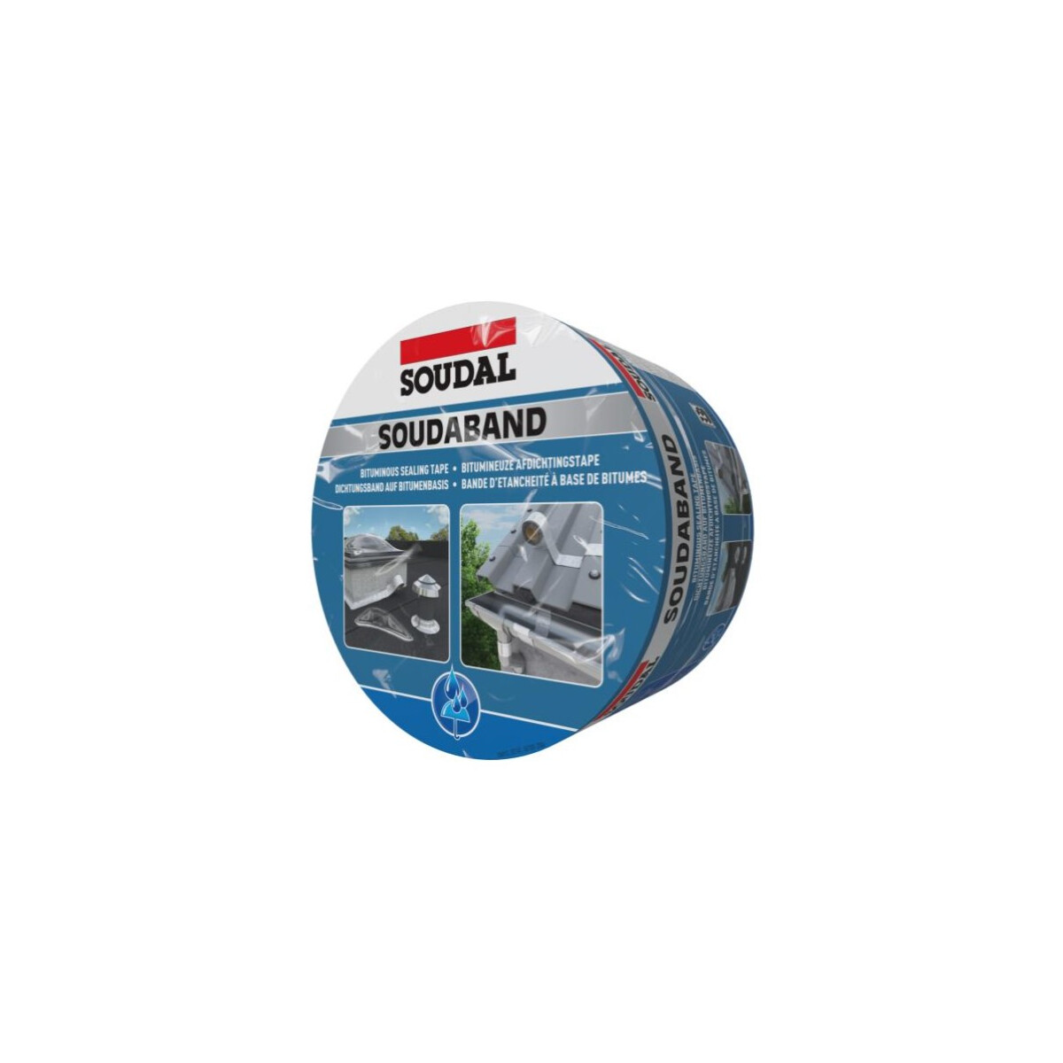 Soudal SOUDABAND 75mm graphit, 10m, vollfl&auml;chig...