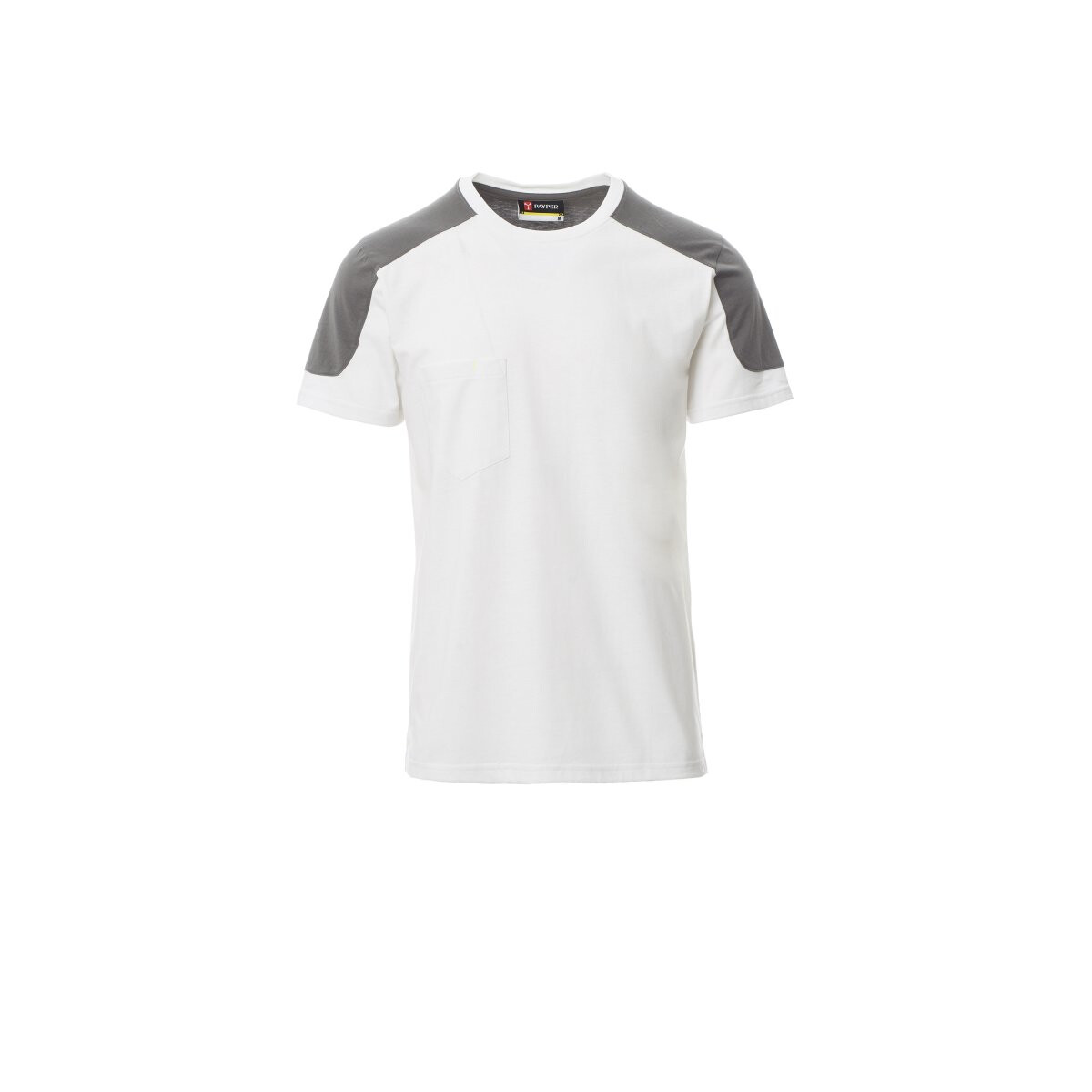 PAYPER CORPORATE T-Shirt zweifarbig, bianco/smoke, Gr....