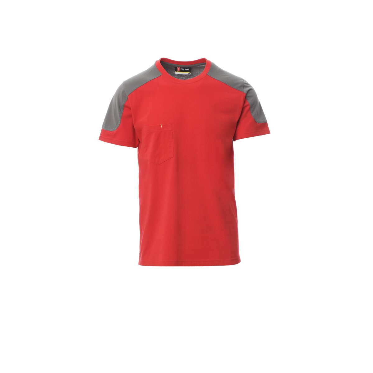 PAYPER CORPORATE T-Shirt zweifarbig, rosso/smoke, Gr. L,...