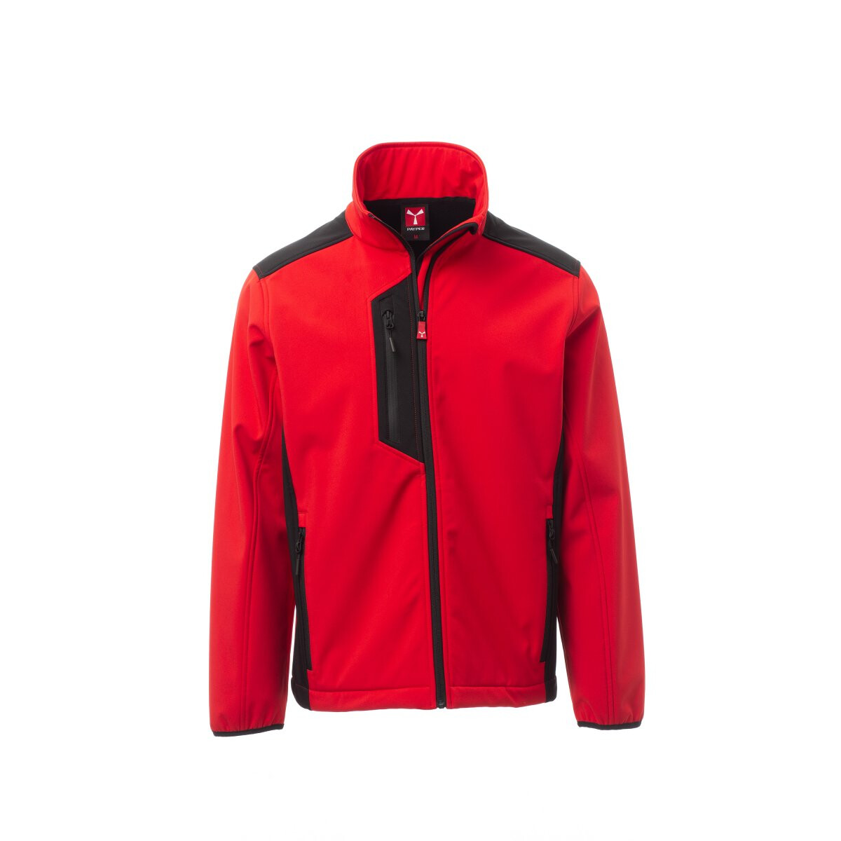 PAYPER GALWAY Softshell-Jacke zweifarbig, rot/schwarz,...