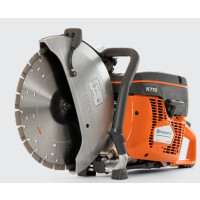 Husqvarna K770 Benzin-Trennschleifer, 3,7kW, max. Schnitttiefe 125mm, max. Scheiben-Ø 350mm