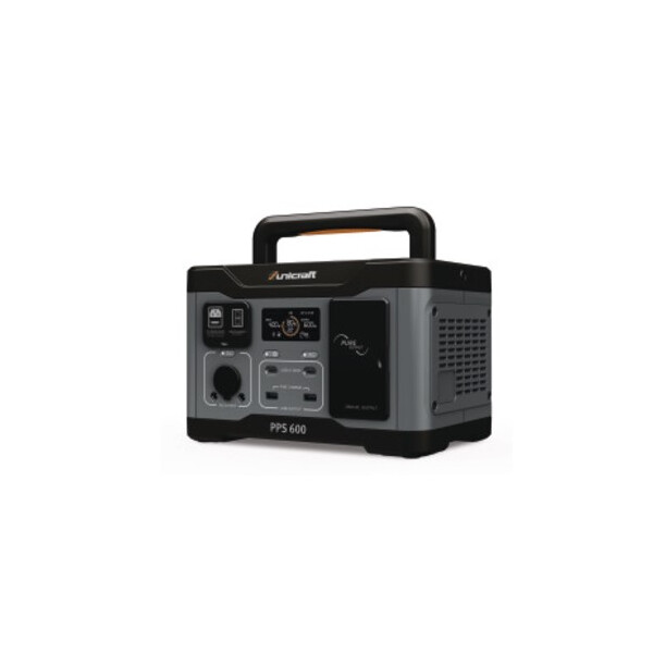 unicraft PPS 600 Powerstation, Akku-Kapazität 512Wh, IP65, Tiefenentladung, Überspannung, Überladung, Kurzschluss, Übertemperatur, Untertemperatur, Schnellladefunktion der Power Station, USV-Funktion