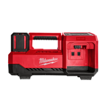 MILWAUKEE M18BI-0 Akku-Kompressor 18V, max. 10,3 bar, automatische Drucküberprüfung, Auto-Shut-Off-Funktion, 4 voreingestellte Bar-Speicher und 3 Maßeinheiten, Sologerät