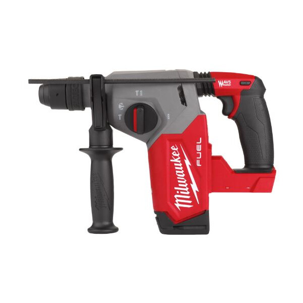 MILWAUKEE M18ONEFHX-0X Fuel SDS-Plus Akku-Kombihammer, 18V, 2,5J, ONE-KEY, max. Bohrdurchmesser Beton 26mm, inkl. 13 mm Metallbohrfutter,  Sologerät in HD-Box