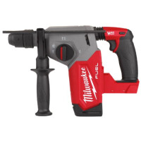 MILWAUKEE M18ONEFHX-0X Fuel SDS-Plus Akku-Kombihammer, 18V, 2,5J, ONE-KEY, max. Bohrdurchmesser Beton 26mm, inkl. 13 mm Metallbohrfutter,  Sologerät in HD-Box