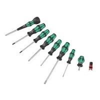 ABV WERA 9528 Kraftform Ball-Grip Set 2, Schraubendrehersatz, 9-teilig