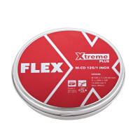 FLEX M-CD 125/1 Gewebetrennscheibe 125 x 1 x 22,23 mm, Xtreme PLUS, Stahl/Edelstahl, Doseninhalt: 10 Stück
