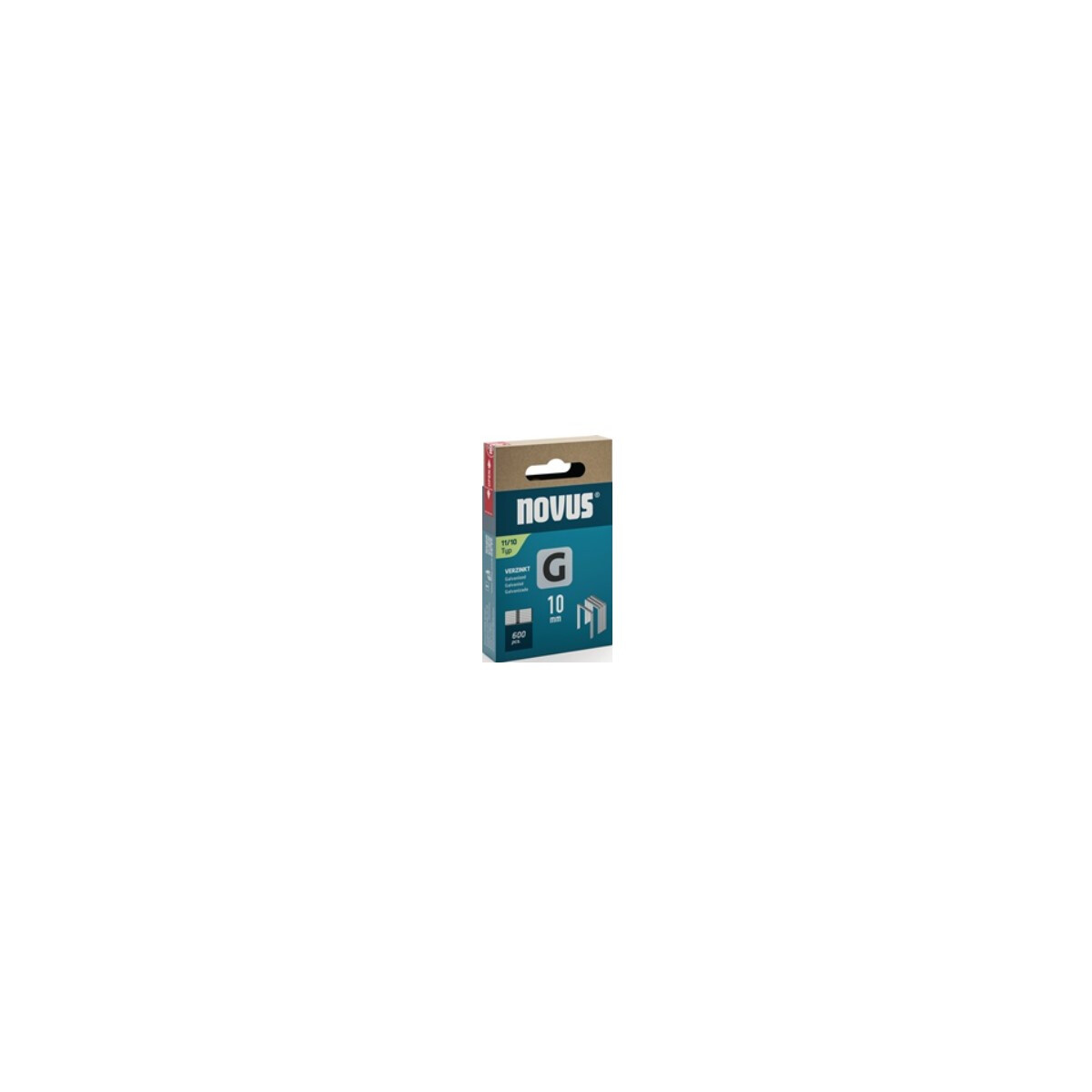 Flachdrahtklammer G Typ 11 B10,6xL10mm Draht-B.1,25mm 600...