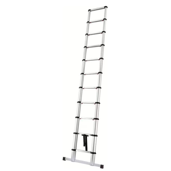 Teleskopleiter FORTIS Aluminium 11 Sprossen, eingefahrene Höhe 0,82m, Arbeitshöhe 3,27m, max. Gesamtbelastung 150 kg