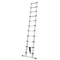 Teleskopleiter FORTIS Aluminium 11 Sprossen, eingefahrene Höhe 0,82m, Arbeitshöhe 3,27m, max. Gesamtbelastung 150 kg