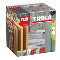 TOX Universaldübel TRIKA 12/71 mit Rand, verknotet oder spreizt, VPE 25 Stück