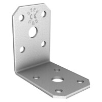 PM Winkelverbinder 105x105x65x3mm, gleichschenklig, Lochung 4x13, 36x5, verzinkt, ETA-11/0296