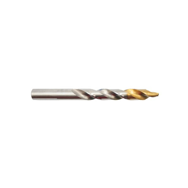 HSS-Co5 TORNADO DRILL Spiralbohrer, 8,5 mm, DIN338, mit Stufenspitze Typ N, profilgeschliffen, TIN-kopfbeschichtet, 3-Kantschaft, VPE 10 Stück