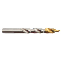 HSS-Co5 TORNADO DRILL Spiralbohrer, 8,5 mm, DIN338, mit Stufenspitze Typ N, profilgeschliffen, TIN-kopfbeschichtet, 3-Kantschaft, VPE 10 Stück