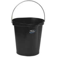 Vikan Eimer, 12l, Farbe: schwarz