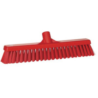 Vikan Besen hart/weich B.410mm, Farbe: rot