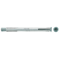 QQ Fischer Metallrahmendübel F 10 M 72, verzinkte Senkkopfschraube, VPE 100 Stück