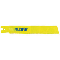 QQ ALDRE SAW HSS Metall Säbelsägeblätter starr, GL 200mm, SL 175mm, 8 ZpZ, 4-10mm, Paket a 5 Stück