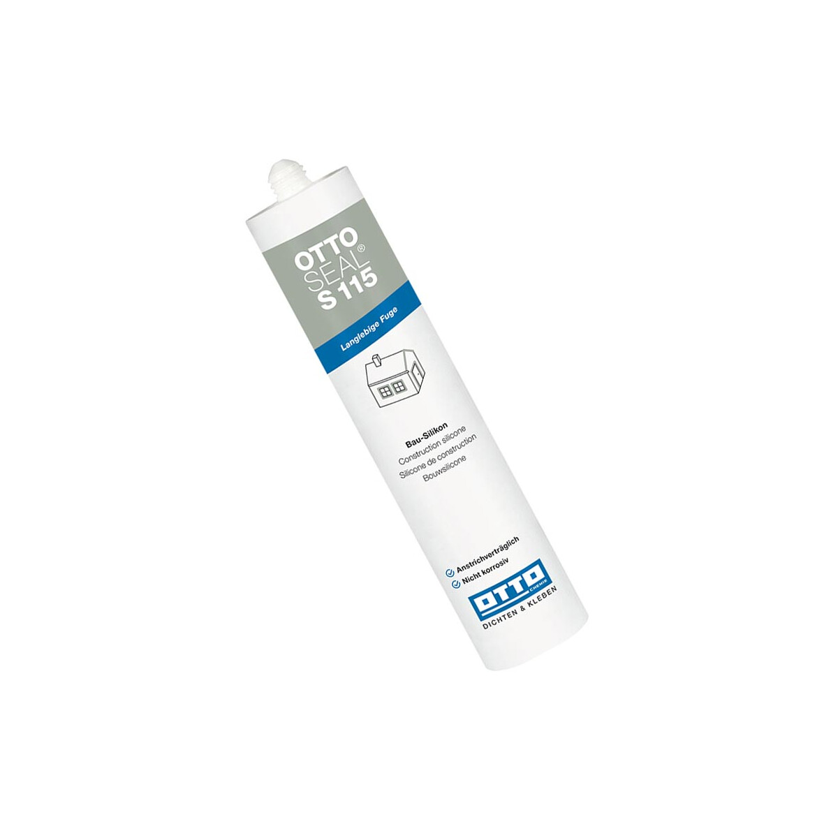 Otto Ottoseal S 115 Bau Silikon neutral, 310 ml, anthrazit