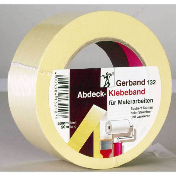 Gerlinger Gerband 132 Flachkrepp Klebeband 50mm, 50m