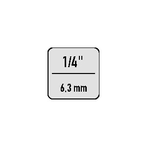 Steckschl&uuml;sseleinsatz m.6-KT.-Antr.SW 10mm L.60mm m.Magnet PROMAT