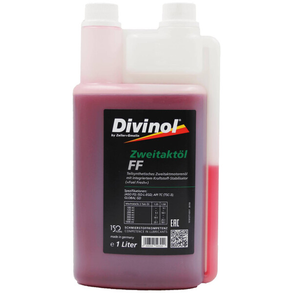 DIVINOL Zweitaktmotorenöl 1:50, 1 ltr., für 50l