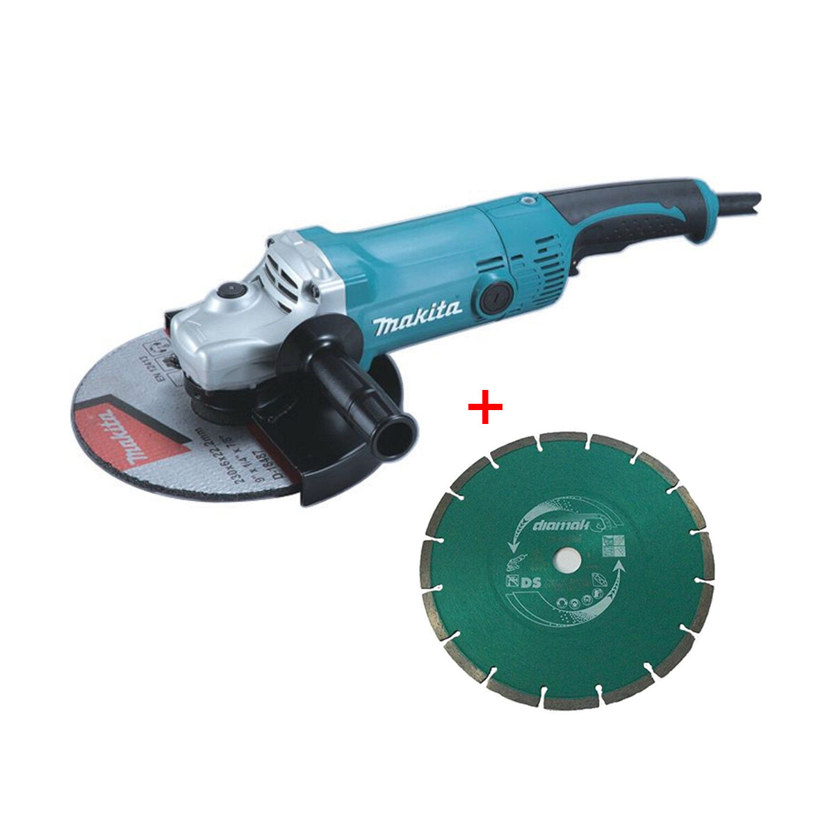 Makita GA9050R Winkelschleifer 230mm 2000W mit Makita...