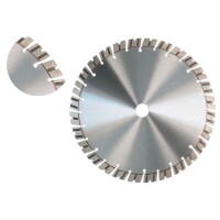 KST BETONMEISTER Premium Diamanttrennscheibe 350 x 3,2 x 25,4mm, Segmenthöhe 12mm, Beton, Granit, Stahlbeton, Naturstein