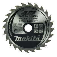 Makita SPECIALIZED HM- Kreissägeblatt B-33629, 136x20x1,5mm, 24Z