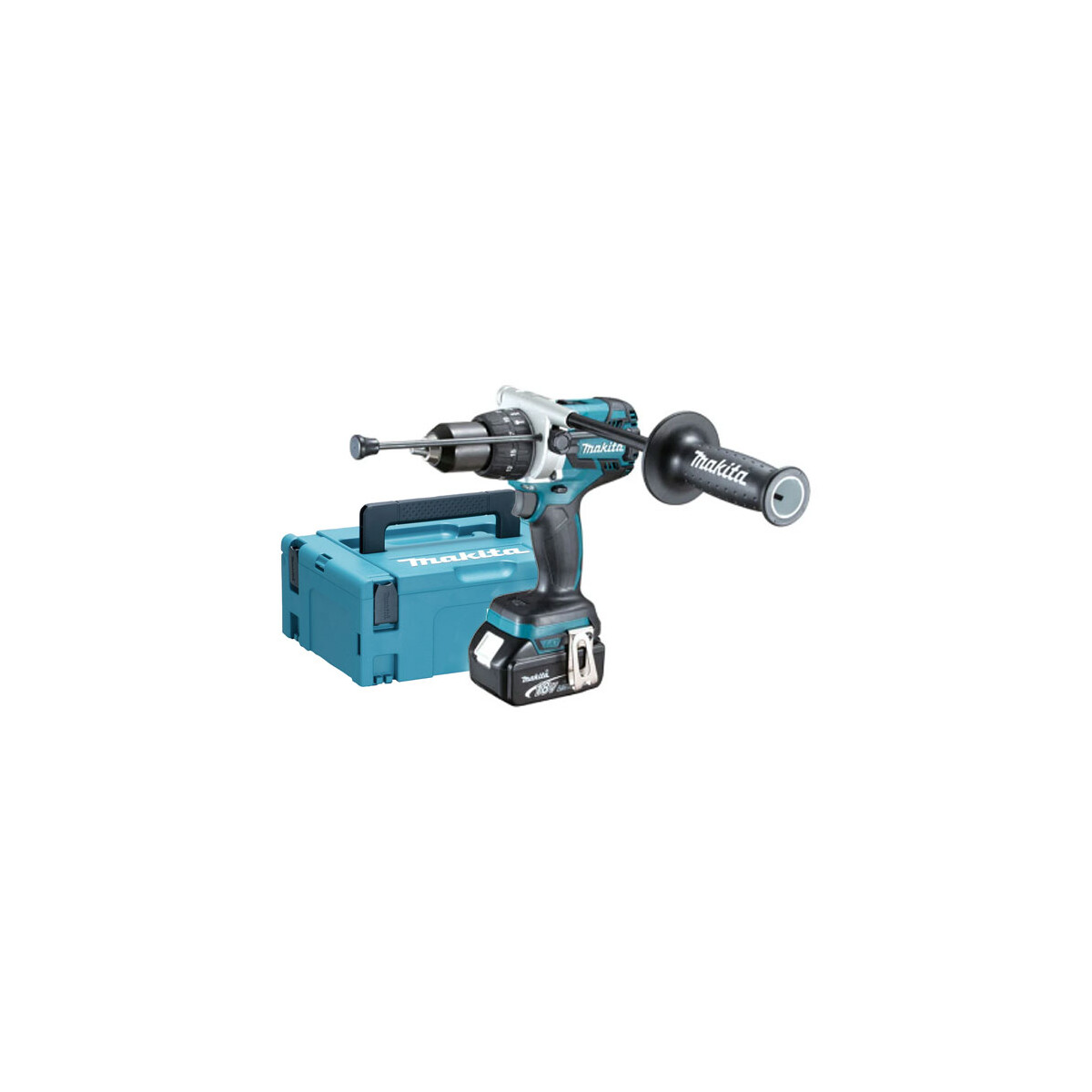 Makita DHP481ZJ Akkuschlagbohrschrauber, 18V, 115Nm,...