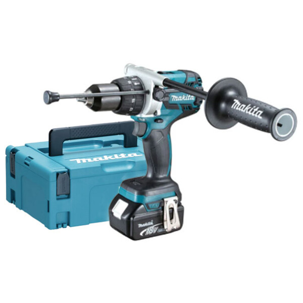 Makita DHP481ZJ Akkuschlagbohrschrauber, 18V, 115Nm, bürstenloser Motor, Sologerät im Makpac Gr. 2