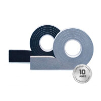 QQ ISO CHEMIE Kompriband ISO BLOCO 600, BG1, 15/4-9mm, Länge 8m, Farbe schwarz H0523