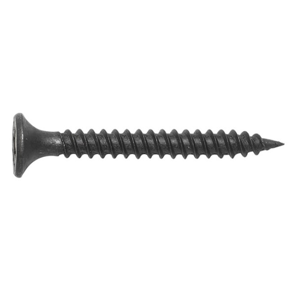 Schnellbauschraube 3,5 x 25 mm, Feingewinde, Trompetenkopf, phosphatiert, PH, VPE 1000 Stück