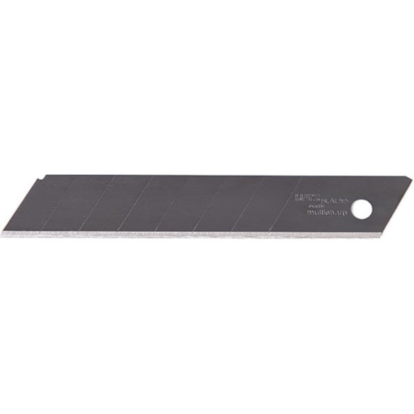 Abbrechklinge 18mm, 10 Stück in Plastikbox, 621/A/SB schwarz, Premiumqualität