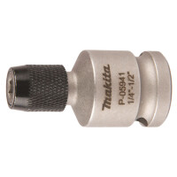 Makita Kraftsteck Bit Adapter 1/2" 4kt auf 1/4" Set