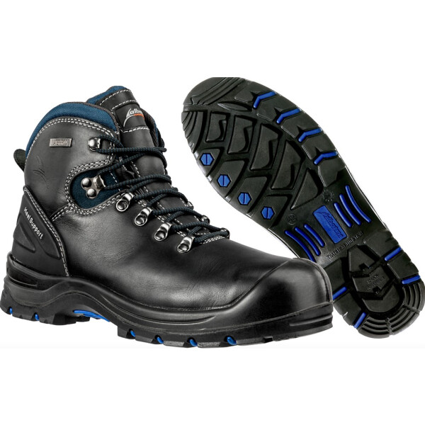 ABV albatros X-TREME CTX MID S3 WR HRO SRC Sicherheitshalbschuh, Größe 43, Farbe: schwarz, knöchelhoch