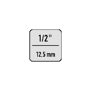 Kraftstecknusssatz 35-tlg.1/2 Zoll lang,6-kant PROMAT