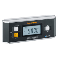 Laserliner MasterLevel Compact Plus, digitale Elektronik- Wasserwaage, Genauigkeit max. ± 0,05°, 180°-Flip- Display, Referenz- Funktion, starke Haftmagnete, Bluetooth