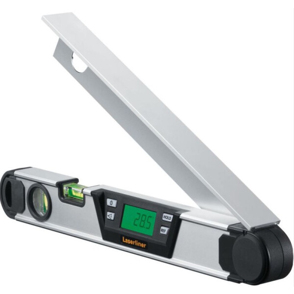 Laserliner ArcoMaster 60, Elektronik- Winkelmesser, Genauigkeit ± 0,2°, Display auf Vorder- und Rückseite, 180°-Flip-Display, automatische Berechnung der Winkelhalbierenden