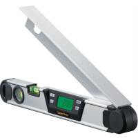 Laserliner ArcoMaster 60, Elektronik- Winkelmesser, Genauigkeit ± 0,2°, Display auf Vorder- und Rückseite, 180°-Flip-Display, automatische Berechnung der Winkelhalbierenden