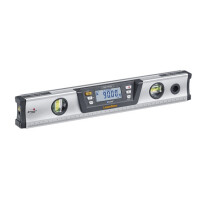 Laserliner DigiLevel Pro 40, digitale Elektronik- Wasserwaage 40cm, mit Punktlaser als optische Verlängerung, akustisches Signal, Flip- Display, Übertragen von Winkeln, Bluetooth