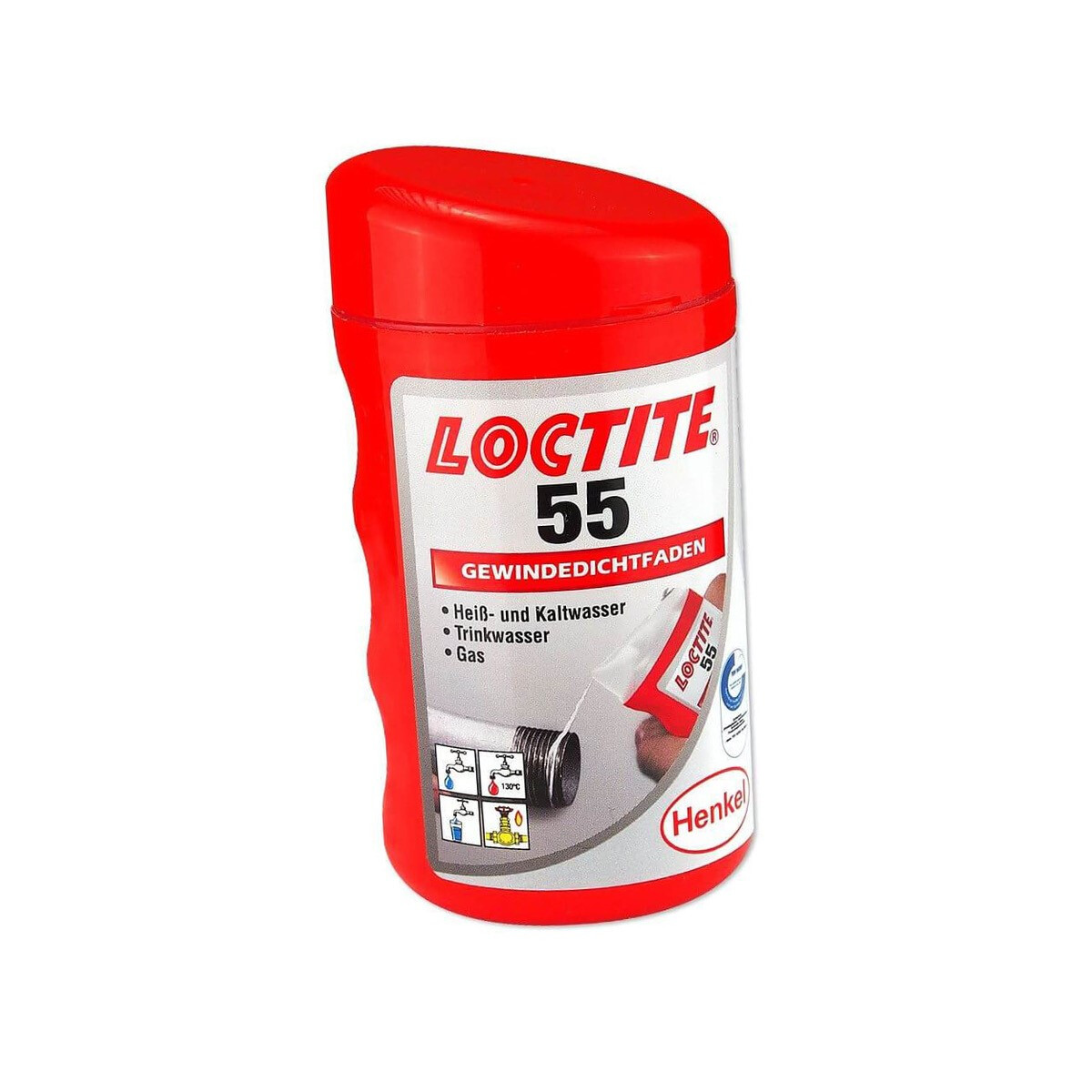 10x LOCTITE 55 Gewindedichtfaden, Farbe weiß,...