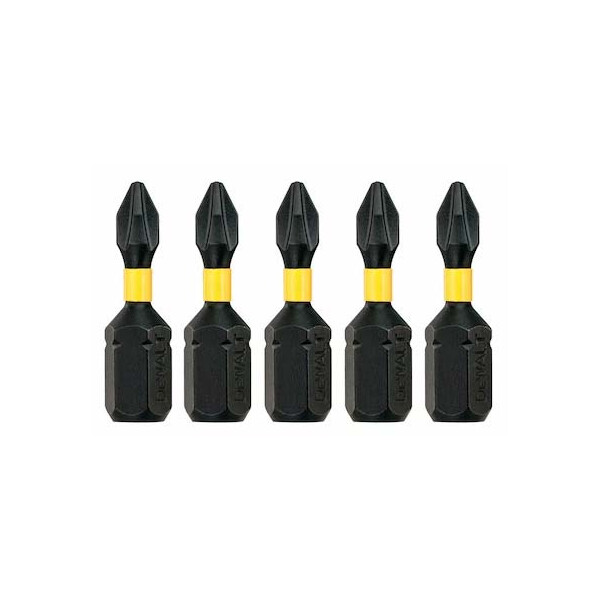 DeWALT Torsions Bit schlagfest, PH3, 25mm, VPE 5 Stück