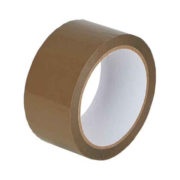 PP-Klebeband Gerband 412, leise abrollend, 50mm x 66m, braun H2204