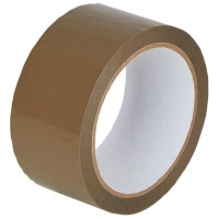 PP-Klebeband Gerband 412, leise abrollend, 50mm x 66m, braun H2204