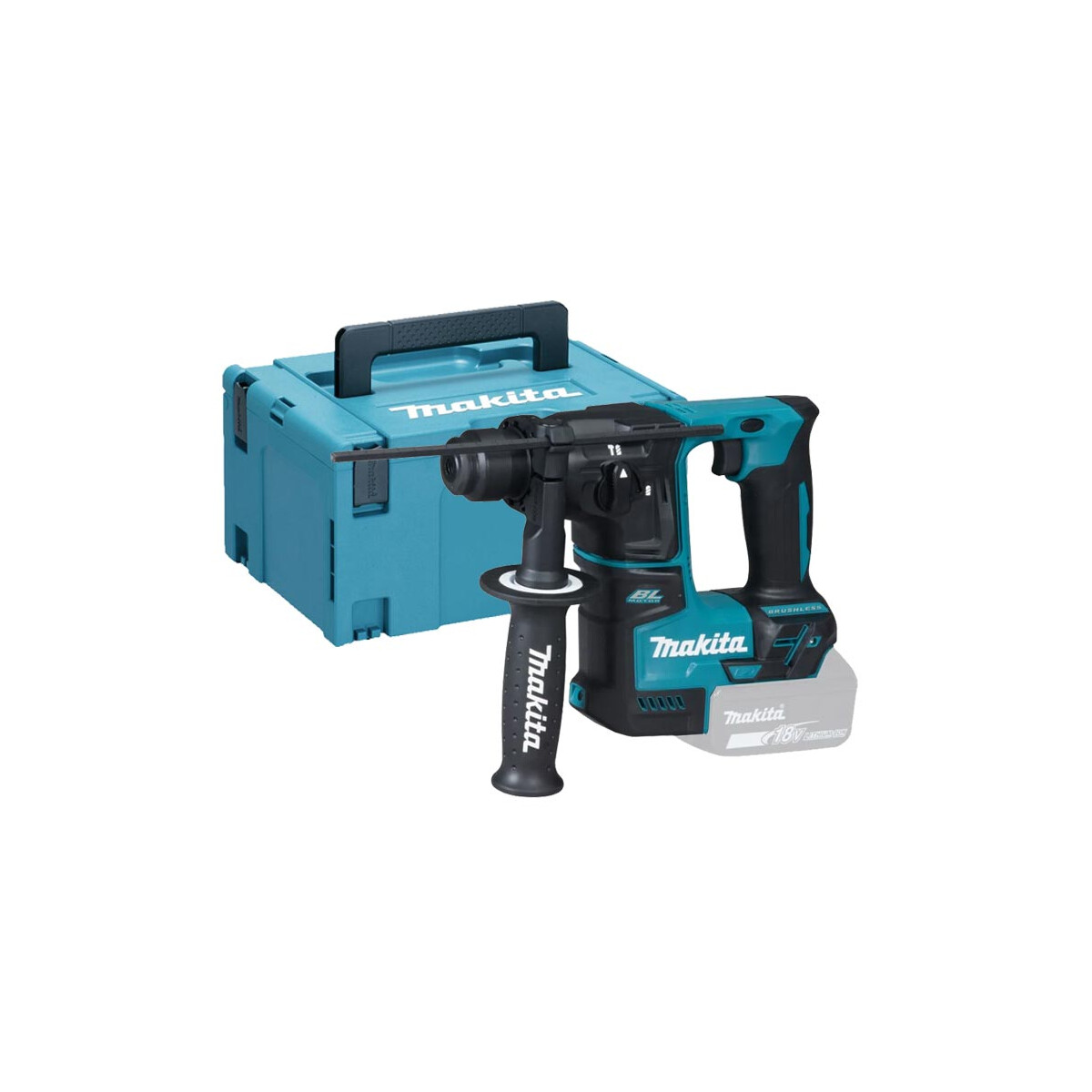 Makita DHR171ZJ Akku-Bohrhammer 1,2J, SDS-PLUS...