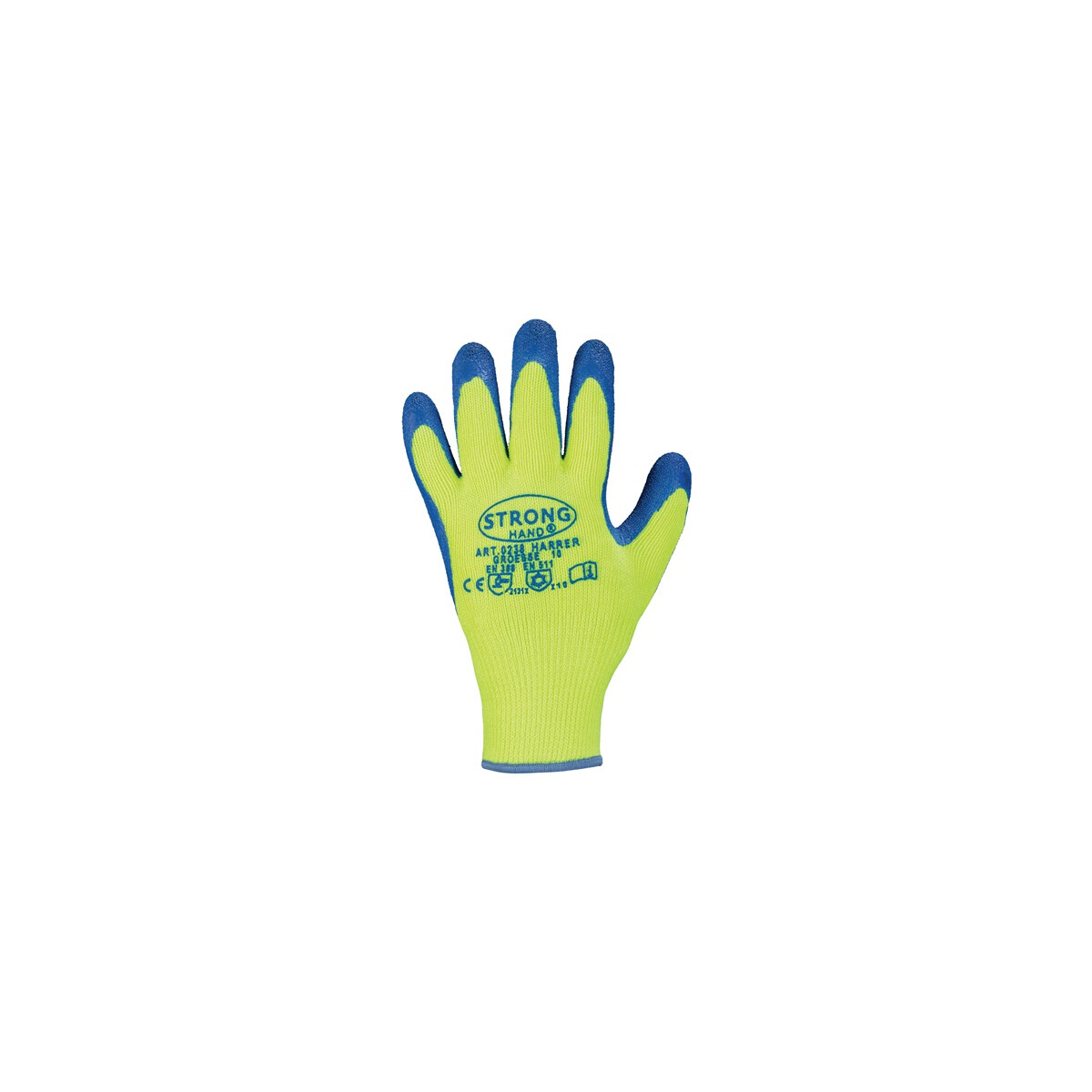 ABV Handschuhe Harrer Gr.10 gelb/blau EN 388 PSA II