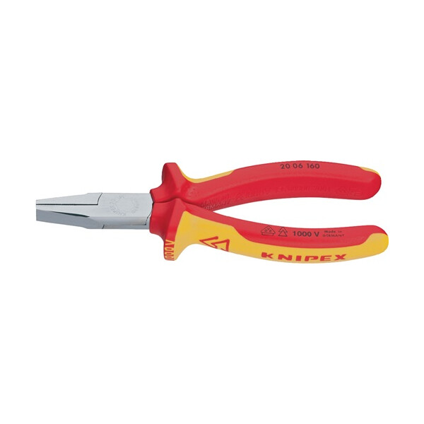 Knipex Flachzange Gesamt-L.160mm verchr. Art. 20 06 160